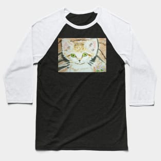 Sandcat  kitten art Baseball T-Shirt